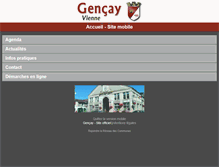 Tablet Screenshot of gencay.fr